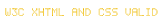 W3C validation
